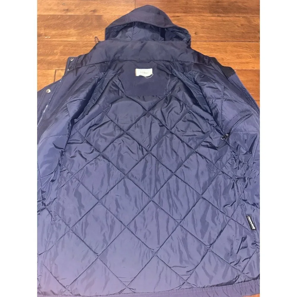 LL Bean Womens Winter Puffer Jacket Thinsulate Insulation‎ Used